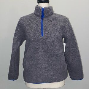 🎈Amazon Essentials Boys Fleece Quarter Zip Pullover Jacket, Youth Large (10),NWT